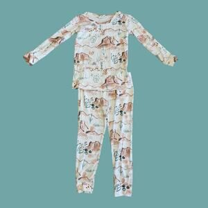 Angel Dear x Spearmint Love desert bamboo pajamas 3T